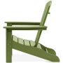 Boca Raton Lime Green Recycled Plastic Adirondack Chair - Image 5