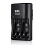 EBL EBL-802 Battery Charger for AA AAA 9V Ni-MH Ni-CD Rechargeable Batteries - Image 1