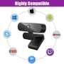 1440P HD Webcam with Microphone, Streaming Computer Web Camera USB PC Desktop Laptop Webcam with Stand/Privacy Cover/Tripod Stand, Autofocus, Noise Reduction for Video Calling/Zoom/Meeting - Image 6