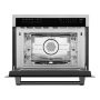 ZLINE - Autograph 24 in. 1.6 cu. ft. Built-in Convection Microwave Oven with Sensor Cooking in Satin Stainless w/ Black Accents - Satin Stainless Steel - Image 2