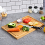 Tabla De Cortar Extra Grande Tablas De Cortar De Bambu De 17,6" Para Cocina Con - Image 5