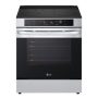 LG - 30-in Wide 6.3 Cu. Ft. Smart Slide-in Electric Induction Convection Range with 5 Elements, EasyClean and Air Fry - Stainless Steel - Image 1