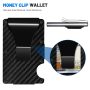 AirTag Wallet Case RFID Blocking Air Tag Cover Credit Card Money Clip Holder Men - Image 3