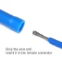 Ever Start 15-Piece Heat Shrink Splice Connectors, Blue, Model 5113 - Image 6
