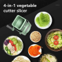 Rotary Cheese Grater, Vegetable Slicer, Cutter for Fruit, Cookie, Oreo, Nuts - Image 4