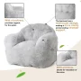 Giant Bean Bag Chair for Adults Kids, Hign-Density Foam Filled Sofa Chair with Armrests for Living Room Bedroom - Image 4