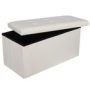 Storage Ottoman Bench Foot Rest Stool for Bedroom Entryway Living Room - 30'' Beige - Image 6