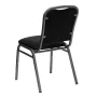 Black Vinyl Banquet Chair - Image 3