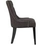 Regent Teal Fabric Dining Chair - Image 2