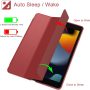 Soke Case for iPad 9th/8th/7th Generation 2021/2020/2019, [Slim Trifold Stand + Auto Wake/Sleep], Premium Protective Hard PC Back Cover for Apple iPad 10.2 Inch (Wine Red) - Image 3