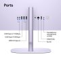 HP - OmniStudio 23.8" Full HD Touchscreen All-in-One w/ Adjustable Height - AMD Ryzen 5 40 - 16GB Memory - 1TB SSD - Amethyst Haze - Image 4