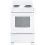 Hotpoint - 24 in. Wide 4 Element 2.9 Cu. Ft. Freestanding Electric Range with Front Controls and Lift-Up Cooktop - White - Image 1