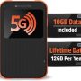 SIMO - Solis Pro 5G Mobile Hotspot and Power Bank with Lifetime Data - Black (Unlocked) - Image 1