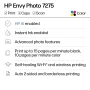HP - Envy Photo 7275 Wireless AI-Enabled All-in-One Inkjet Printer w/ 3 Months Instant Ink - White - Image 4