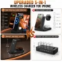 36W Wireless Charger: ETEPEHI 5 in 1 Fast Charging Station Compatible for iPhone 17 16e 16 15 14 13 12 Pro Max iWatch Samsung Tablets iPad - Image 5