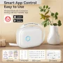 Inkless Label Printer P12 Portable Mini Printer Bluetooth Wireless Thermal Printer Auto Cut Labeling Machine or 5PK Label Rolls - Image 2