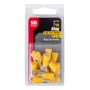 12 - 10 AWG #12 - 1/4 Stud Size Vinyl-Insulated Ring Terminals, Yellow (15-Pack) - Image 4