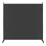 6 Feet Single Panel Rolling Room Divider with Wheels - Image 3