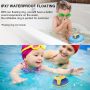 Pool Floating IPX7 Waterproof Bluetooth Speaker, Portable Wireless Shower Speakers with Deep Bass and Colorful LED Light for Outdoor Swimming Pool Hot Tub Home Party (Yellow) - Image 4