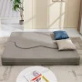 ZAFLY Full Size Convertible Futon Sofa Bed, Floor Sofa Bed Foldable, Foam Folding Mattress Sleeper, Floor Couch Lounge Sleeper Bed for Living Room/Bedroom, Dark Grey - Image 4