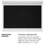 ZLINE - 36 in. Wide 5 Elements Autograph 5.2 Cu.Ft. Paramount Freestanding Induction Range with Bronze Accents & Black Door - Matte Black - Image 3
