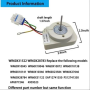 Evaporator Fan Motor for GE Refrigerators WR60X31522, WR60X31523, WR60X28783 - Image 2