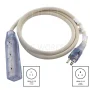5 ft. 15-Amp 12/3 Heavy Duty Tri-Outlet Power Strip Cord with Power Indicator - Image 2