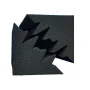 8 Pack Black Acoustic Foam Bass Trap Studio Home Soundproofing Corner Wall Tiles 4.6 in X 4.6 in X 9.5in - Image 3