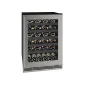 U-Line - 5.5 cu ft 48-750ml bottle Wine Refrigerator with Lock - Stainless Steel - Image 2