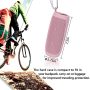 LTGEM Silicone Carrying Travel Case for JBL FLIP 5 Waterproof Portable Bluetooth Speaker with Extra Carabiner - Pink - Image 6