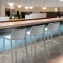 Outdoor Bar Stool 29" Netted Design — Set of 4, Commercial Grade, Stackable, No Assembly - Image 2