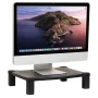 Mind Reader Adjustable Plastic Monitor Stand with Storage, Laptop Riser, Desktop Organizer for Office or Home, Holds 22 lbs - Image 2