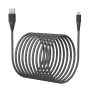 Bawanfa Long iPhone Charger Cord 16FT/5M [Apple MFi Certified] Lightning Cable Extra Long Nylon Braided Fast Charger Cable 2.4A for iPhone 12 11 Pro X XS Max XR 8 7 6s 6 Plus SE,Black - Image 5