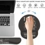 Keyboard Wrist Rest and Mouse Pad Wrist Support Set with Coasters, Non-Slip PU Base, Easy Typing and Relieve Wrist Pain, Perfect for Home Office Working Studying, Quotes Bible Verse Jeremiah 29:11 - Image 2