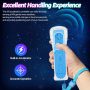 Yosikr Remote Controller for Wii/Wii U, with Silicone Case and Wrist Strap (2 Pack, Pink and Blue) - Image 5