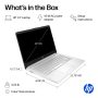 HP - 14" Laptop - Intel N150 Processor - 4GB Memory - 128GB UFS - Natural Silver - Image 3