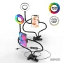 Bower Flexible White and RGB LED Ring Light with Smartphone Holder - Image 2