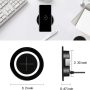 Desk Wireless Charger, Headphone Wireless Charging,Desktop Grommet Power Wireless Charging Pad Compatible with iPhone12/iPhone11 Pro Max/XR/ 8 Plus Black - Image 5