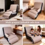 Inflatable Deck Chair with Air Pump, Lounger Sofa for Indoor Living Room Bedroom, Outdoor Travel Camping Picnic Beach Chaise Lounges - Image 3