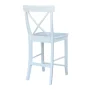 24 in. Alexa Pure White Counter Stool - Image 6