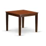 East West Furniture Oxford 3-piece Wood Dinette Table and Chair Set in Mahogany - Image 3