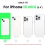 ORNARTO Compatible with iPhone 13 Mini Case, Slim Liquid Silicone 3 Layers Full Covered Soft Gel Rubber Phone Cover with Microfiber Lining 5.4 inch-Midnight - Image 2