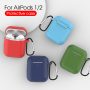 For Apple AirPods Case 1/2 Silicone Protector Shockproof Full Cover + Keychain - Image 4