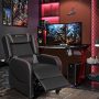 Adjustable Modern Gaming Recliner Chair with Massage Function and Footrest - Image 5