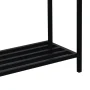 Ryan 34 in. Black/Chestnut Standard Rectangle Wood Console Table with Storage - Image 5