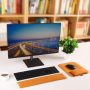 Mouse Pad Wrist Support Set - Keyboard Wrist Rest Pad Bean Bag with Ergobeads, Wrist Pain Relief for Easy Typing, Office, PC, Laptop, Skin-Friendly & Breathable (Burnt Orange) - Image 5
