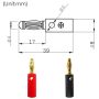 40PCS 4mm Gold Plated Banana Plugs Audio Jack Speaker Wire Cable Screw Connector - Image 4