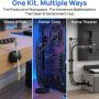 173 pcs. Cable Management Kit Wire/Cord Organizer Zip Ties Holder Clips Adhesive - Image 2