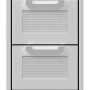 Hestan - AGDR Series 16" Outdoor Double Storage Drawers - Stainless Steel - Image 2