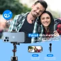 TIKBBRMG Microphone for iPhone iPad Android Professional Wireless Lavalier Lapel Mini Microphone, Charging Case with Adapter Included Noise Reduction Plug,Podcast Microphone for Interview Video Vlog - Image 3